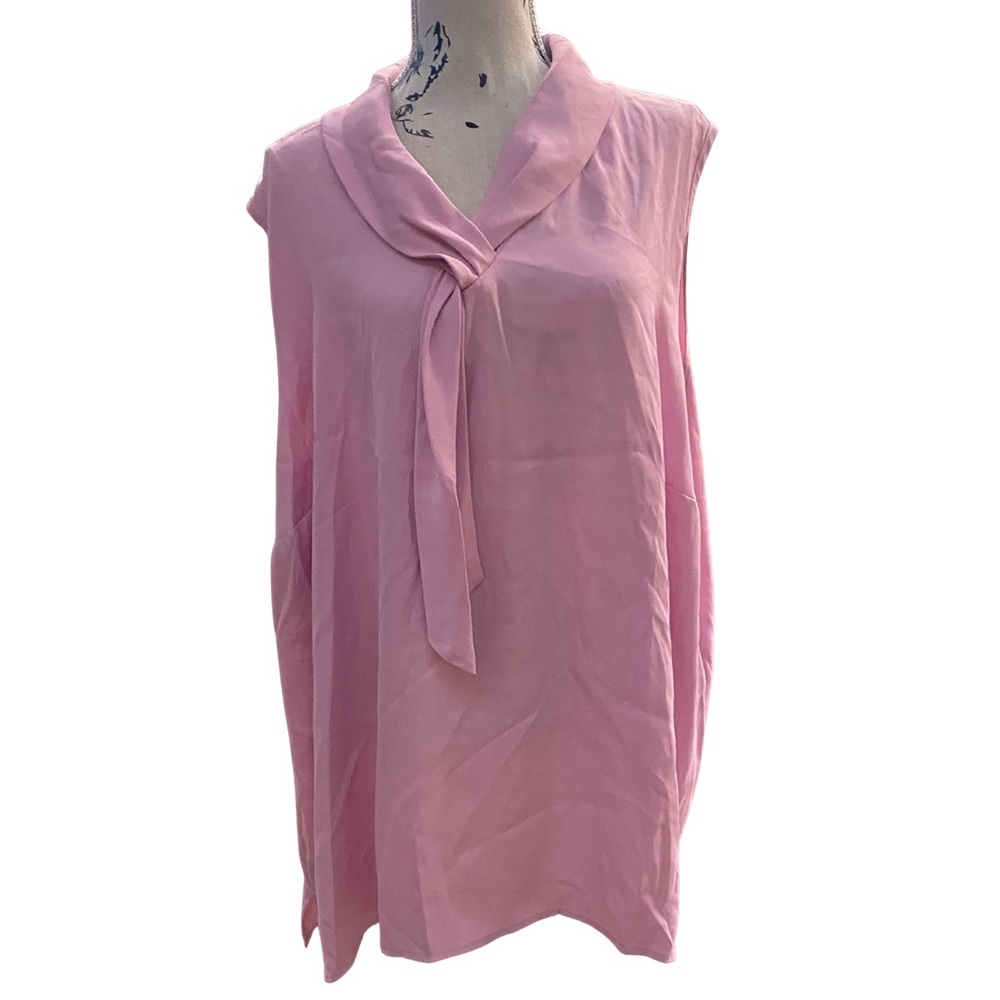 Maggie Barnes Sleeveless Lavender Blouse – 32W – NWT